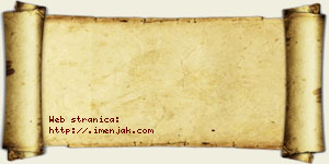 Jasmina Kojić vizit kartica